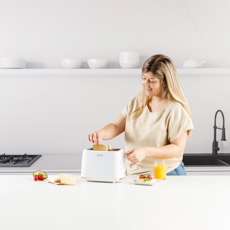 Brödrost Taurus Fusion Crunch Långt Spår - vit - Hushåll - Köksmaskiner - Värma & koka
