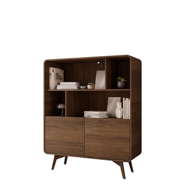 Corvan Bokhylla 108 cm i Valnöt - Brun - Förvaring - Hylla - Bokhylla