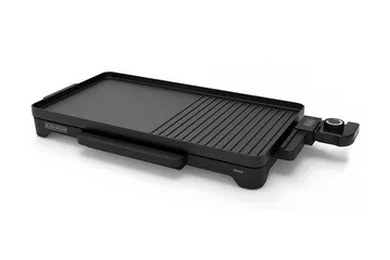 Bordsgrill Black+Decker Platt 2200W Svart - Svart - Hushåll - Matlagning & Bakning - Köksredskap & kökstillbehör