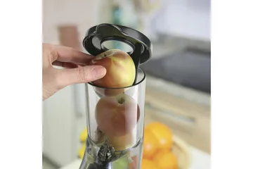 Juicepress Black+Decker Slow Juicer BXJE200E Borstat Rostfritt Stål - Grå - Hushåll - Matlagning & Bakning - Köksredskap & kökstillbehör