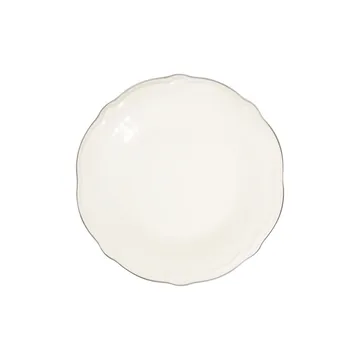 Platin Middagsservis (53 delar) 53x33x36 cm - Vit och silver - Hushåll - Servering & Dukning - Porslin