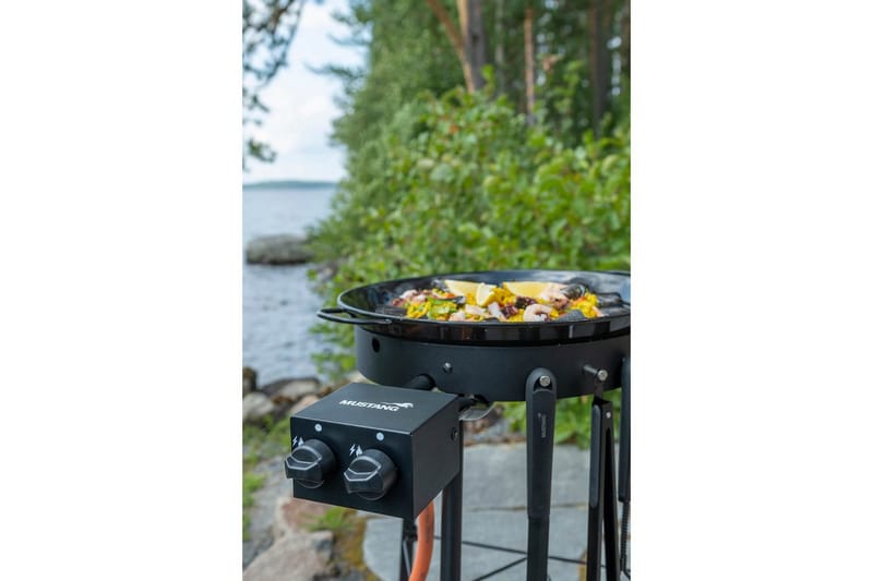 Brännarring Set Mustang Premium L Svart - Svart - Trädgård & spabad - Grillar & matlagning utomhus - Övriga grillar