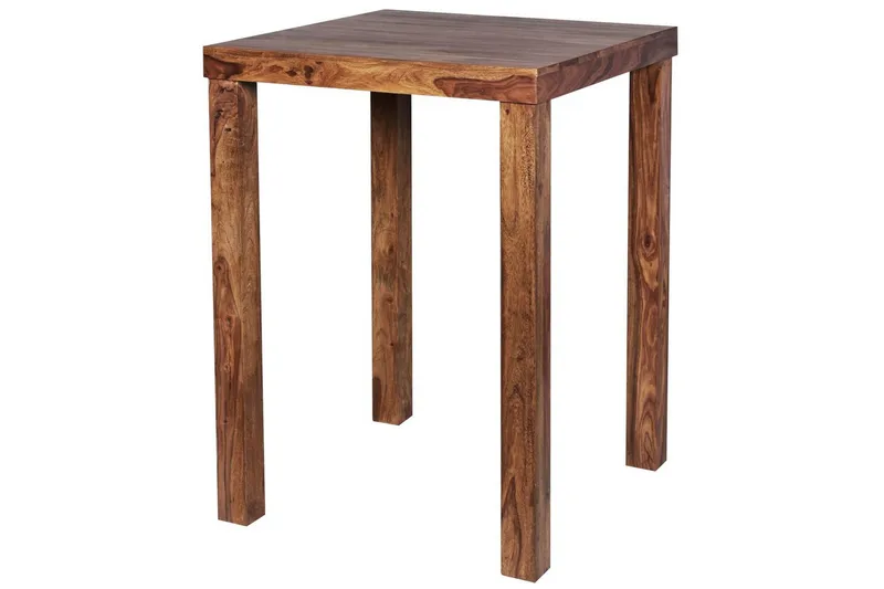 Barbord Wohnling Stabilt Massivt Trä Sheesham 80 x 80 x 110 cm - Möbler - Bord & matgrupper - Barbord & ståbord