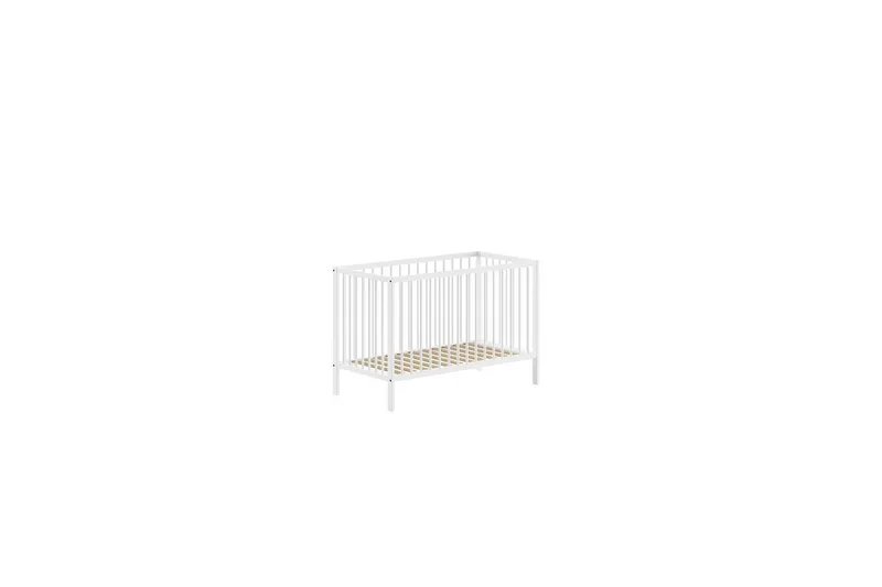Dino Spjälsäng 60x120 cm - Vit - Möbler - Barnmöbler - Barnsäng & juniorsäng - Spjälsäng
