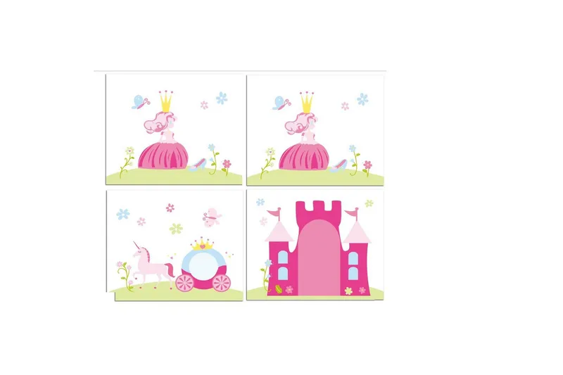Halvhöjdssäng med gardin Pino Princess Naturlig, Naturlig, Utan rutschkana, Prinsessa, 3 - Naturlig, Naturlig, Utan rutschkana, Prinsessa, 3 - Möbler - Barnmöbler - Barnsäng & juniorsäng - Hussäng