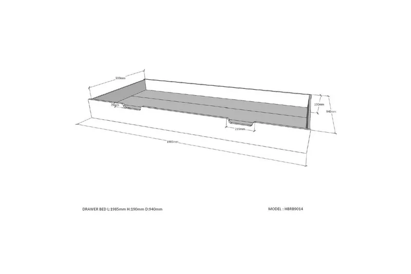 Housebed Hussäng 105x214 cm - Vit||Svart - Möbler - Barnmöbler - Barnsäng & juniorsäng - Hussäng
