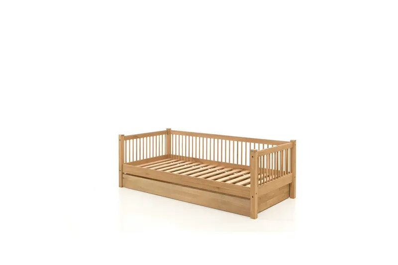 Koj säng med låda Forrest Ek - Ek - Möbler - Barnmöbler - Barnsäng & juniorsäng