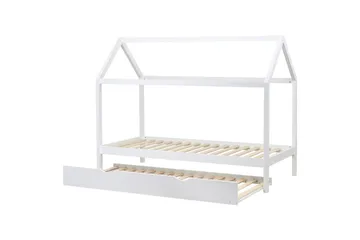 Utdragbar barnsäng Crillon - Vit - Möbler - Barnmöbler - Barnsäng & juniorsäng - Hussäng