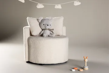 Kelso Barnsoffa Teddy - Vit - Möbler - Barnmöbler - Barnsoffa