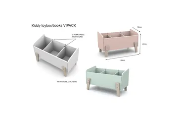 Kiddy Möbelset för Barnrum - Mint - Möbler - Barnmöbler - Barnmöbelset