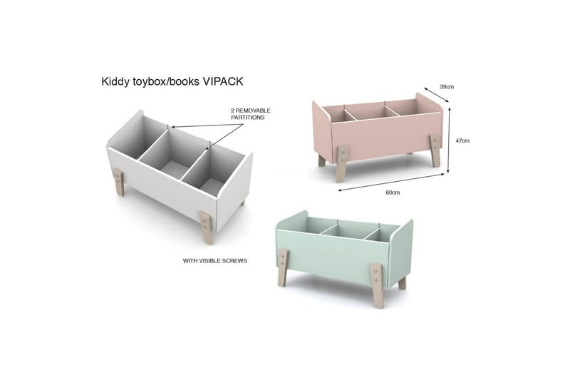 Kiddy Möbelset för Barnrum - Mint - Möbler - Barnmöbler - Barnmöbelset