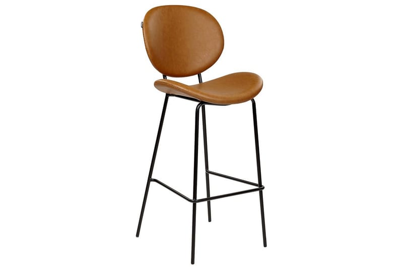 Barstol Luana set om 2 Brun-Svart - Brun-Svart - Möbler - Stolar & fåtöljer - Barstol & barpall