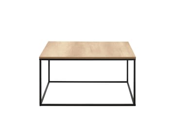 Ajmit Soffbord 80x80 cm Brun/Svart - Hanah Home - Möbler - Bord & matgrupper - Soffbord