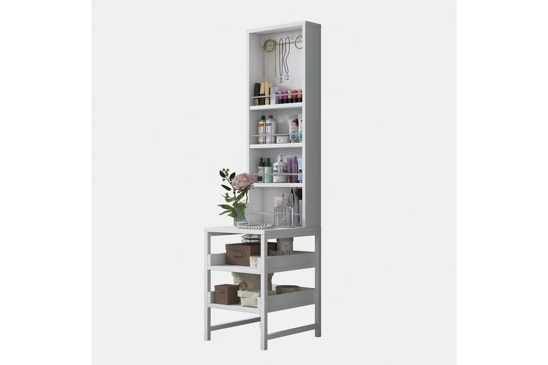 Aldros Sminkbord 35 cm, Vit