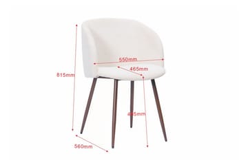 Alma Matgrupp 220 cm rektangulärt med 6 Greya Mastolar - Valnöt - Möbler - Bord & matgrupper - Matgrupper