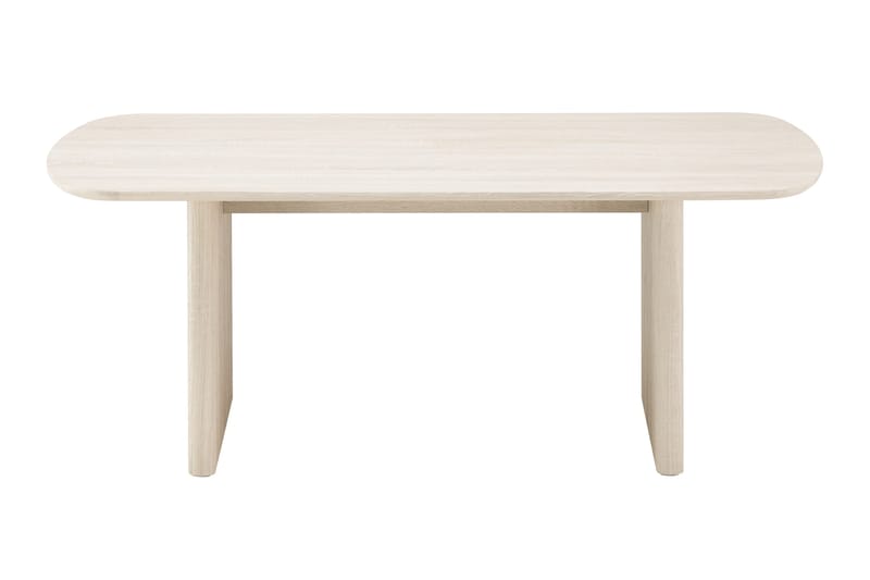 Alma Soffbord Rektangulär 120 cm i trä - Vitlaserad ek - Möbler - Bord & matgrupper - Soffbord