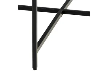 Almina Runt Soffbord 70 cm i Marmor med Metallunderrede - Svart - Möbler - Bord & matgrupper - Soffbord