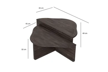 Altopiano Soffbord 90 cm - Antracit - Möbler - Bord & matgrupper - Soffbord
