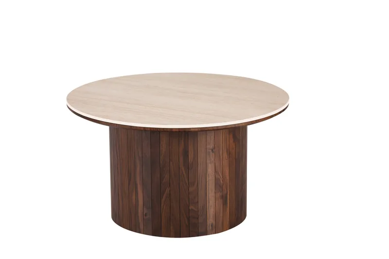 Arvo Soffbord Rund 80 cm - Valnöt - Möbler - Bord & matgrupper - Soffbord