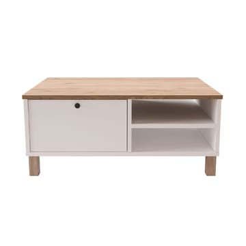 Avero Soffbord 90x38,6x60 cm - Vit och ek - Möbler - Bord & matgrupper - Soffbord