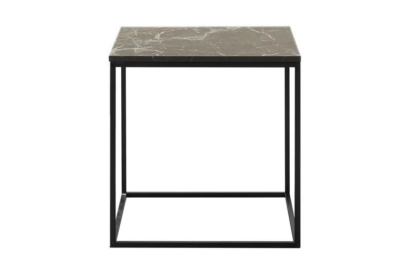 Ajmit Sidobord 50x52 cm Svart, Hanah Home