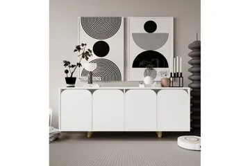 Bohem Konsollbord 180x180 cm - Vit - Möbler - Bord & matgrupper - Avlastningsbord - Hallbord
