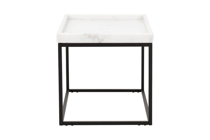 Kungshult Sidobord 60 cm - Vit/Svart - Möbler - Bord & matgrupper - Avlastningsbord - Brickbord & småbord