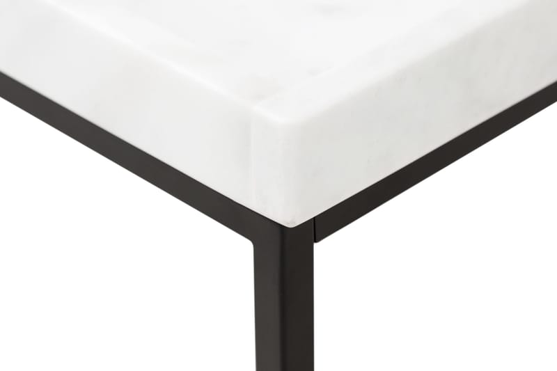 Kungshult Sidobord 60 cm - Vit/Svart - Möbler - Bord & matgrupper - Avlastningsbord - Brickbord & småbord
