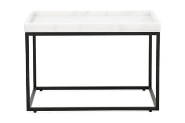 Kungshult Sidobord 60 cm - Vit/Svart - Möbler - Bord & matgrupper - Avlastningsbord - Brickbord & småbord