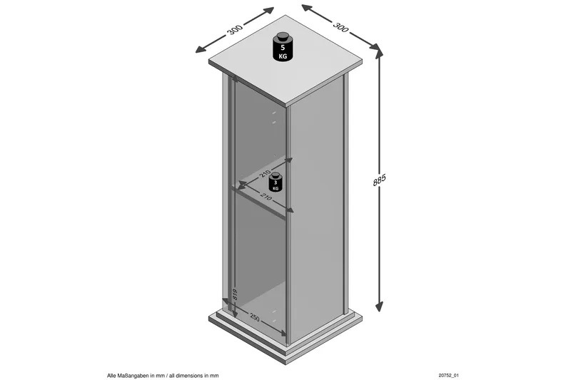 Trow Sidobord 30 cm - Möbler - Bord & matgrupper - Avlastningsbord - Konsolbord & sidobord