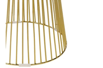 Cael Sidobord 42 cm - Vit/Guld - Möbler - Bord & matgrupper - Avlastningsbord - Lampbord