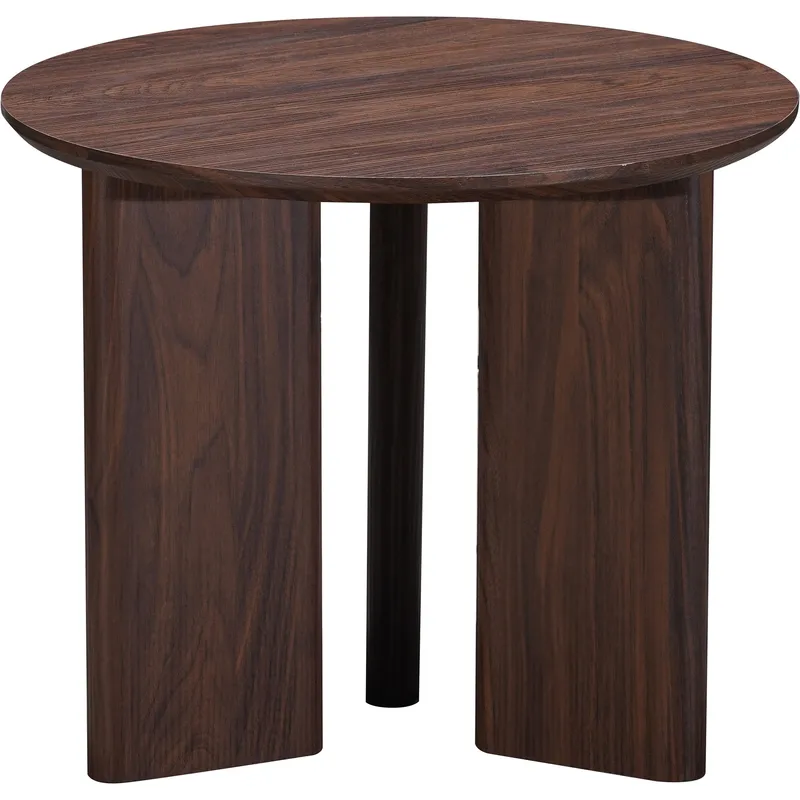Chatham Sidobord Rund 50 cm - Valnöt - Möbler - Bord & matgrupper - Avlastningsbord - Lampbord