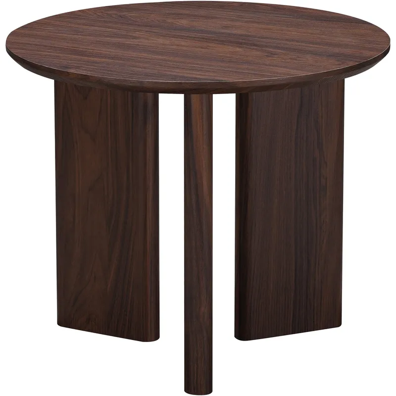 Chatham Sidobord Rund 50 cm - Valnöt - Möbler - Bord & matgrupper - Avlastningsbord - Lampbord
