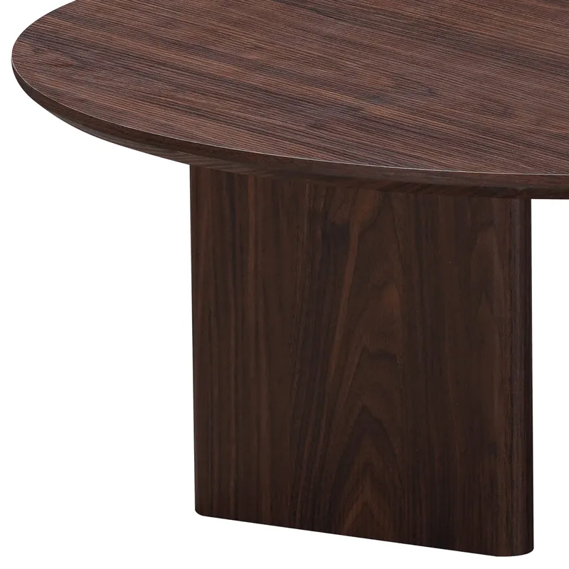 Chatham Sidobord Rund 50 cm - Valnöt - Möbler - Bord & matgrupper - Avlastningsbord - Lampbord
