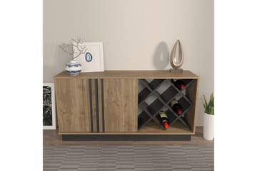 Dasina Konsollbord 148 cm - Valnöt/Svart - Förvaring - Förvaringsmöbler - Sideboard & sk änk