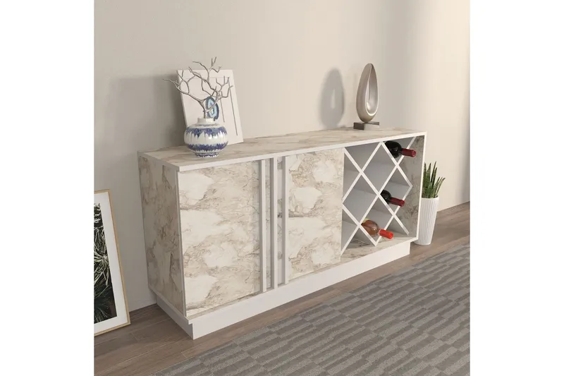 Dasina Konsollbord 148 cm - Vit - Förvaring - Förvaringsmöbler - Sideboard & skänk
