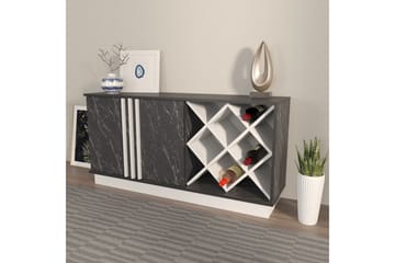 Dasina Konsollbord 148 cm - Vit/Svart - Förvaring - Förvaringsmöbler - Sideboard & skänk