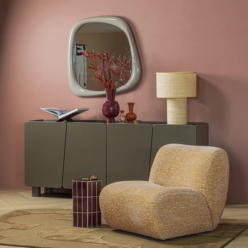 Dekorativt Sidobord Plu 30 cm Utomhus - Lila - Möbler - Bord & matgrupper - Avlastningsbord - Lampbord