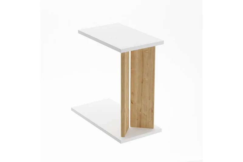 Deyra Sidobord 25 cm, Ek/Vit