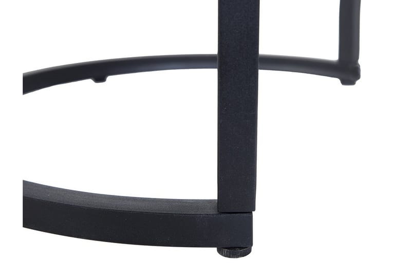 Dixie Satsbord 2 St 37|37 cm - Svart - Möbler - Bord & matgrupper - Avlastningsbord - Satsbord