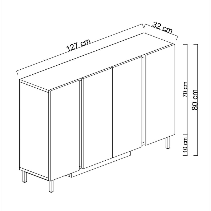 Djarhint Konsolbord 127 cm - Travertin - Möbler - Bord & matgrupper - Avlastningsbord - Hallbord
