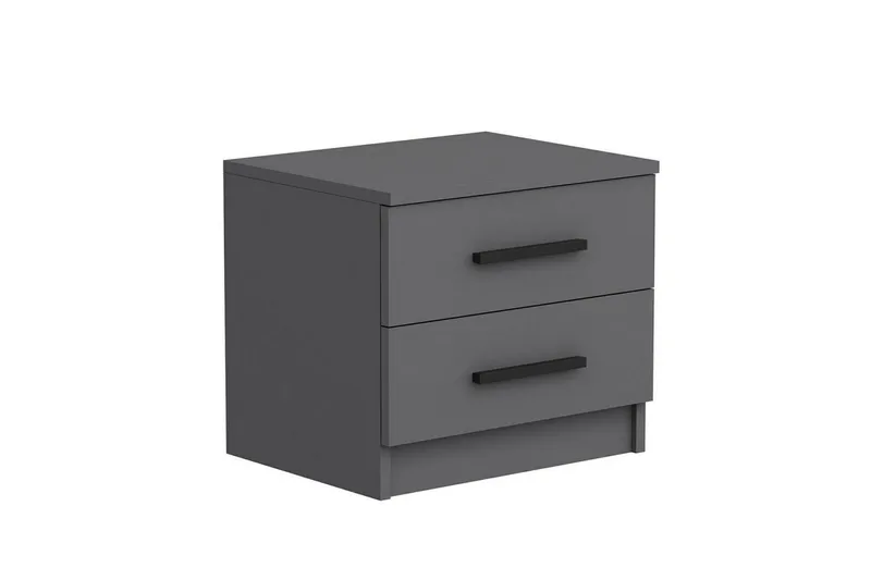 Fruitland Sängbord 50 cm - Antracit - Möbler - Bord & matgrupper - Avlastningsbord - Sängbord & nattduksbord
