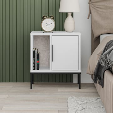 Glynn Sängbord 45 cm - Vit - Möbler - Bord & matgrupper - Avlastningsbord - Sängbord & nattduksbord