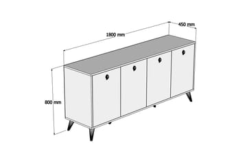 Athodna Konsollbord 180 cm - Möbler - Bord & matgrupper - Avlastningsbord - Hallbord