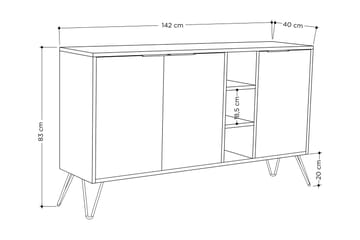 Fanthyttan Konsolbord - Brun/Vit - Möbler - Bord & matgrupper - Avlastningsbord - Hallbord