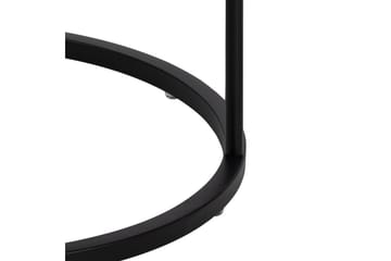 Hastane Sängbord 40 cm Rund i Trä med Metallunderrede - Svart - Möbler - Bord & matgrupper - Avlastningsbord - Sängbord & nattduksbord