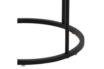 Hastane Sängbord 40 cm Rund med Lådor i Trä och Metall - Vit - Möbler - Bord & matgrupper - Avlastningsbord - Sängbord & nattduksbord