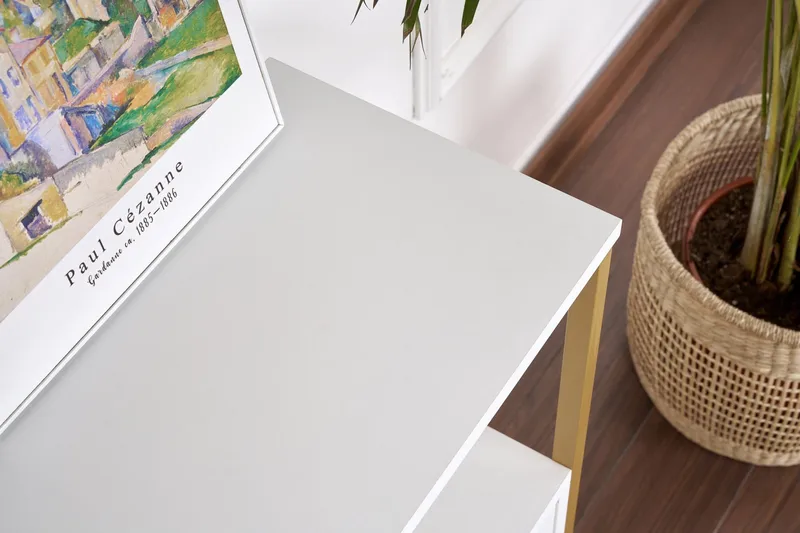 Hemani Konsolbord 120 cm - Vitt/guld - Möbler - Bord & matgrupper - Avlastningsbord - Hallbord