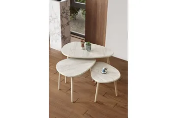 Horatio Satsbord 80 cm - Sand - Möbler - Bord & matgrupper - Avlastningsbord - Satsbord