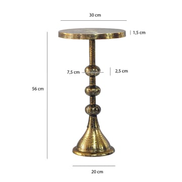 Junora Sidobord 30 cm Industriell stil - antikguld - Möbler - Bord & matgrupper - Avlastningsbord - Konsolbord & sidobord